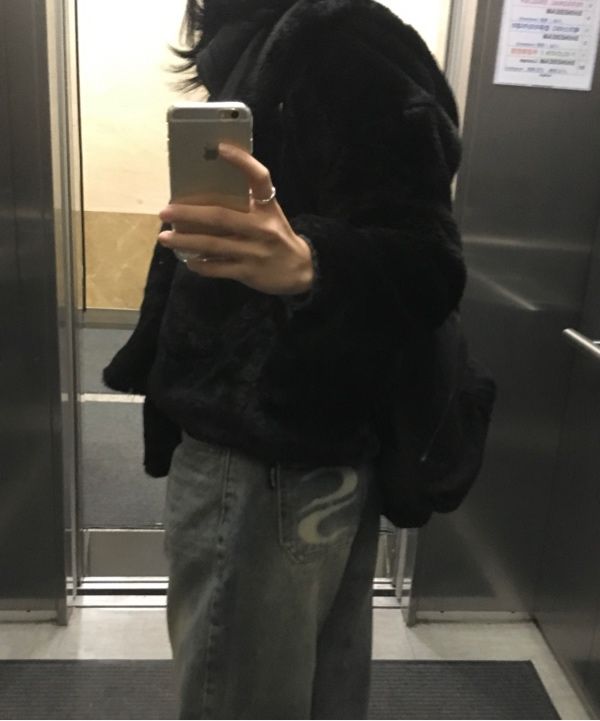 MUSINSA | ODDSTUDIO [ODD x SORANO] Balloon Fit Denim Snap