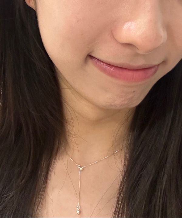 【TATIANA】(Silver925) Heart Tail Y line necklace MUSINSA公式 | TATIANA (Silver 925) Heart Tail Y Line