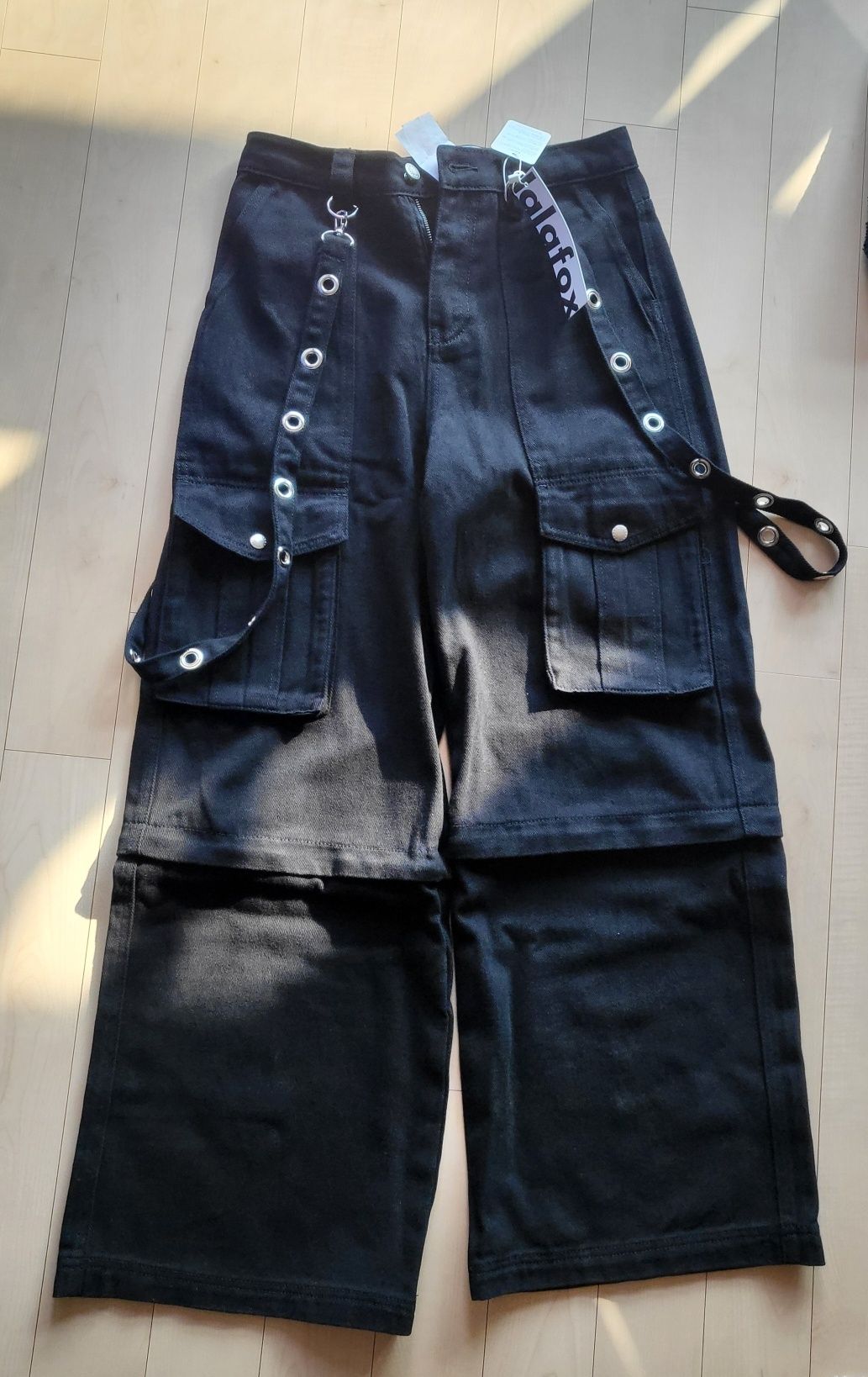 ★lalafox★STRAP POCKET PANTS★Black★韓国★大人気★ ☆lalafox☆STRAP POCKET PANTS☆Black☆韓国☆大人気☆ MUSINSA