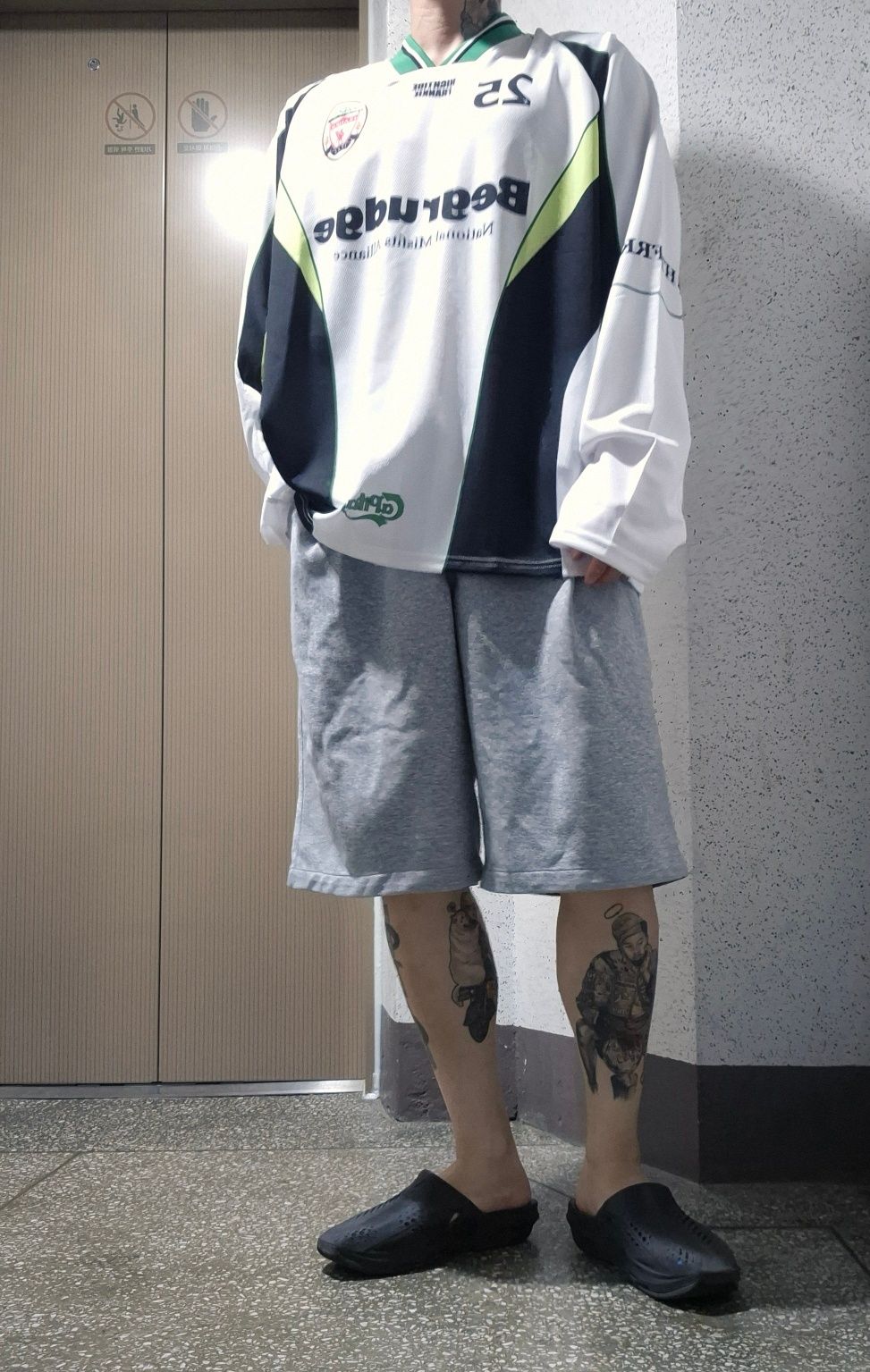 MUSINSA | HIGHTIDE FRANKIE 1925 FRANKIE DERBY JERSEY WHITE