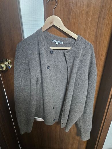 MUSINSA | MILLO ARCHIVE Crop Move Cardigan [Melange Brown]
