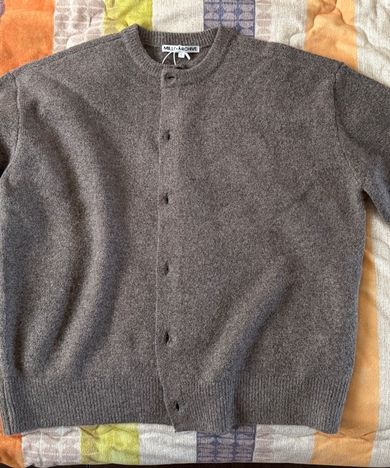 MUSINSA | MILLO ARCHIVE Crop Move Cardigan [Melange Brown]