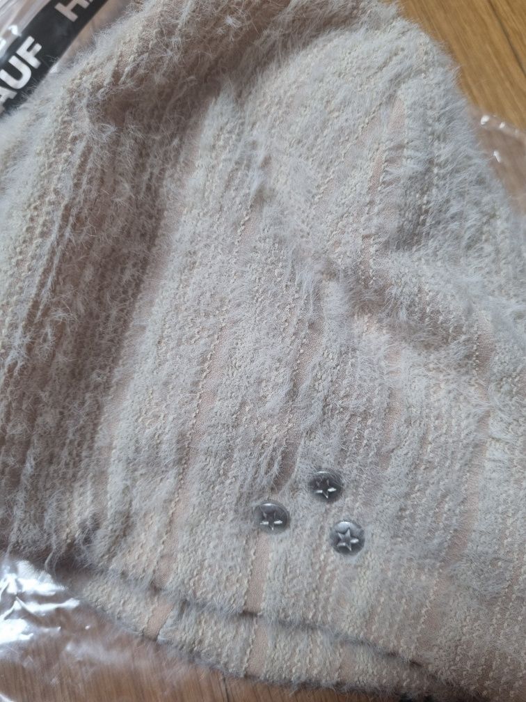 ■BAUF■ Star Rivet Fluffy Beanie Black BH24FW-UBLK1 MUSINSA | BAUF Star Rivet Fluffy Beanie [Black]