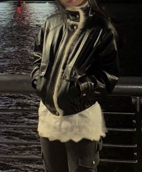 MUSINSA | ROUGHNECK Washed leather mustang jacket