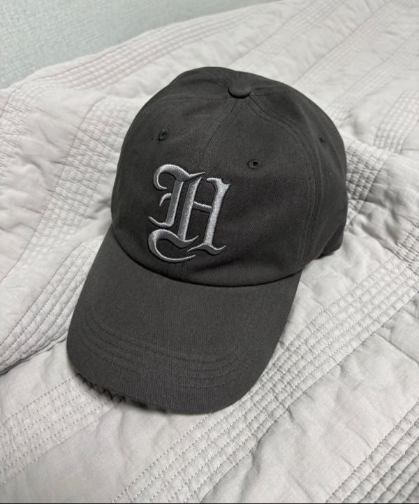 MUSINSA公式 | HDEX Bold Lettering Ball Cap (Navy)