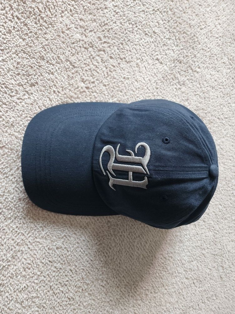 MUSINSA公式 | HDEX Bold Lettering Ball Cap (Navy)