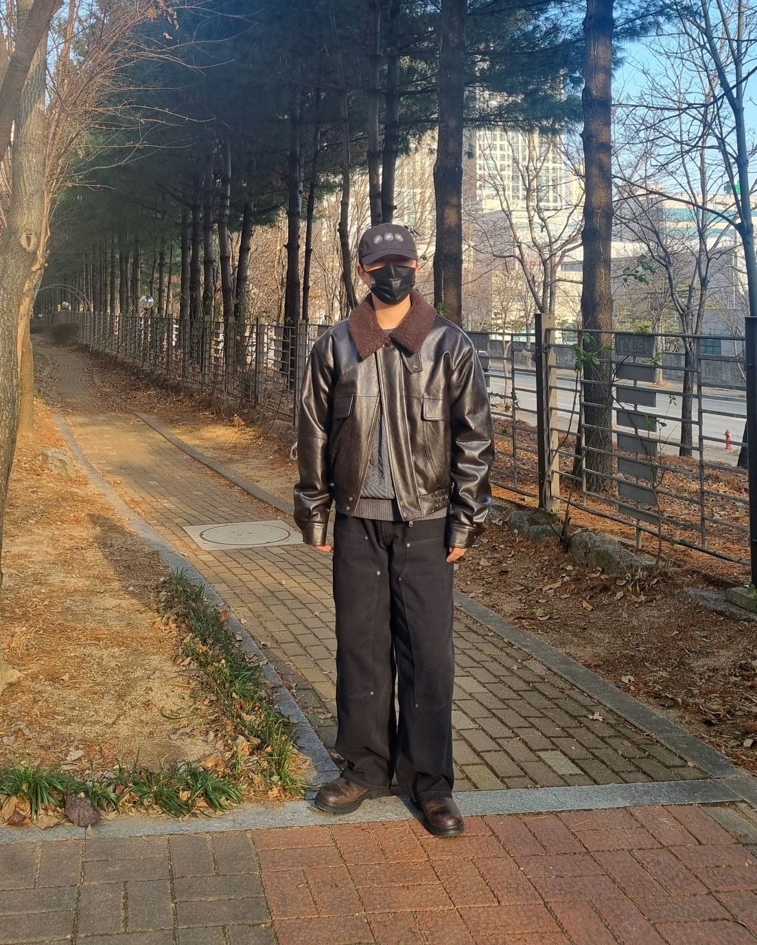 MUSINSA | LEMARD Flying Mustang Jacket - Brown