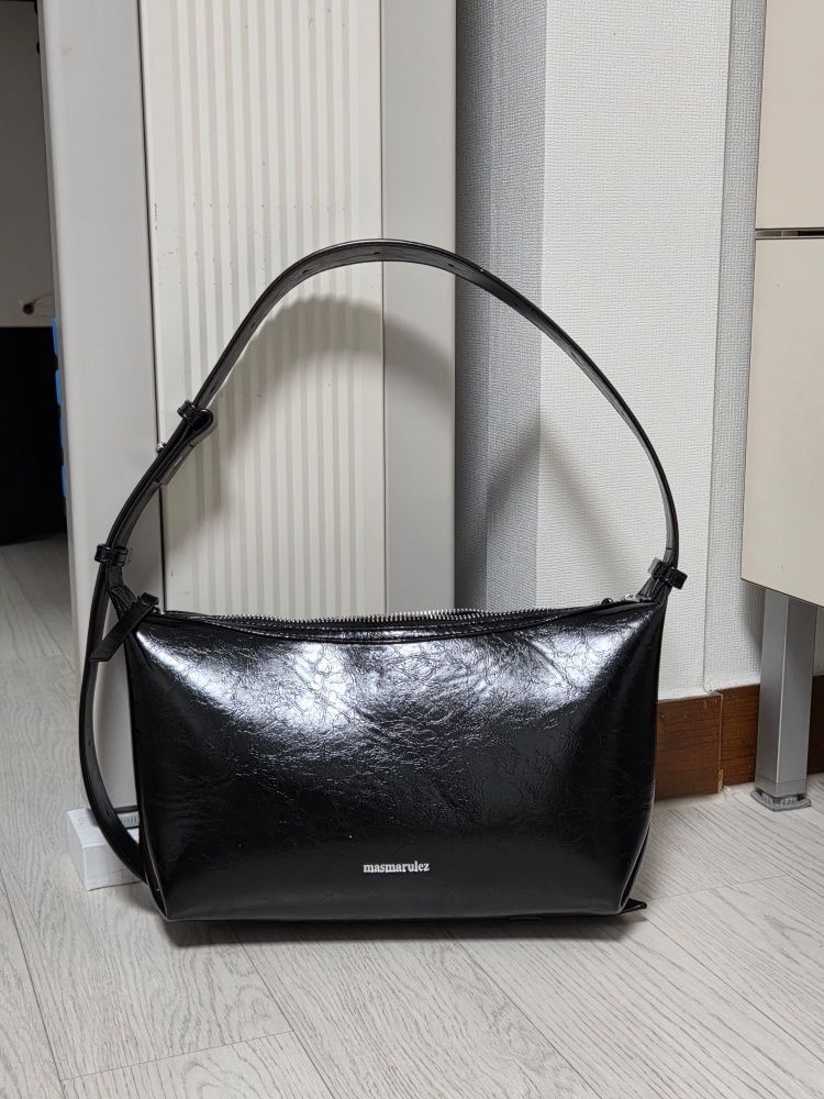 ★masmarulez★ 3way belted mini hobo bag _ Black MUSINSA | MASMARULEZ 3way belted mini hobo bag _ Black
