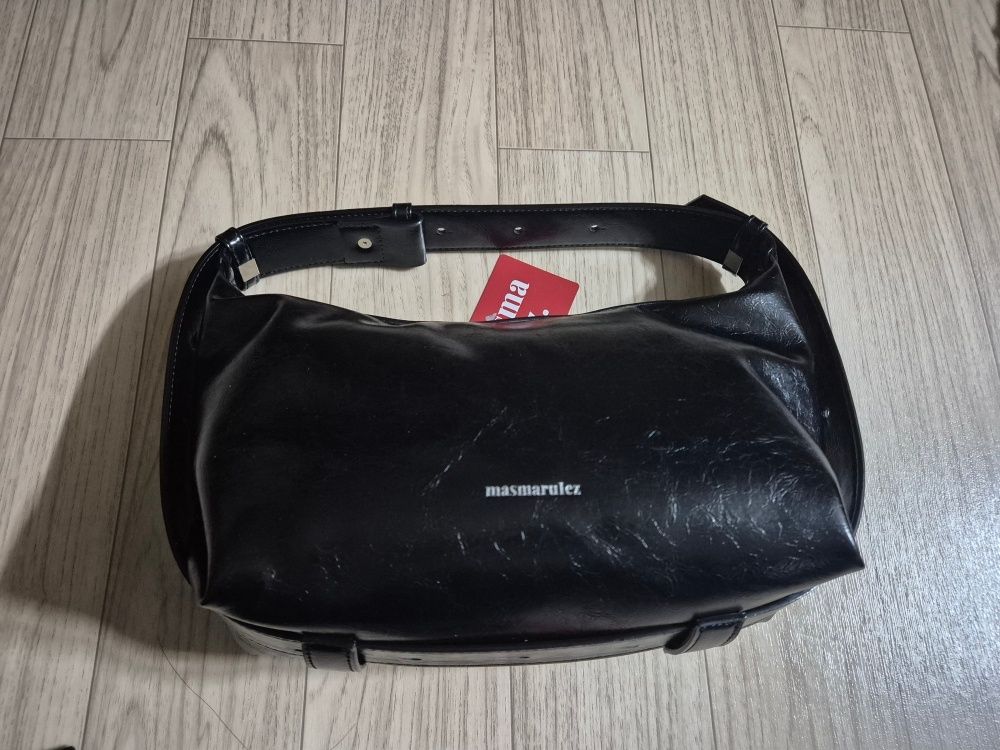 トートバッグ masmarulez 3way belted mini hobo bag Black 5012114314 MUSINSA | MASMARULEZ 3way belted mini hobo bag _ Black