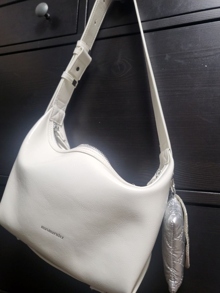 MUSINSA | MASMARULEZ 3way belted mini hobo bag Cream