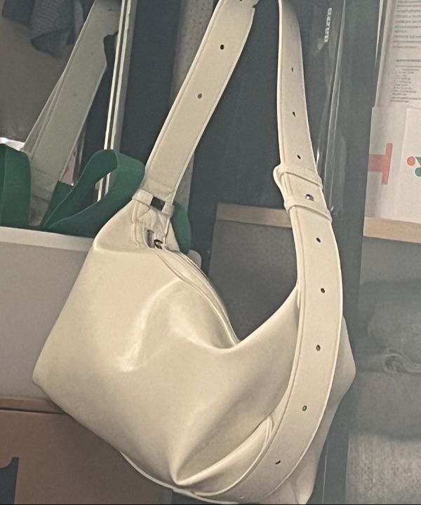 MUSINSA | MASMARULEZ 3way belted mini hobo bag Cream
