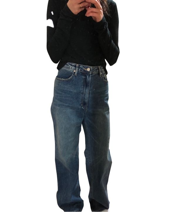 MUSINSA公式 | REST&RECREATION WASHED DENIM PANTS_BLUE