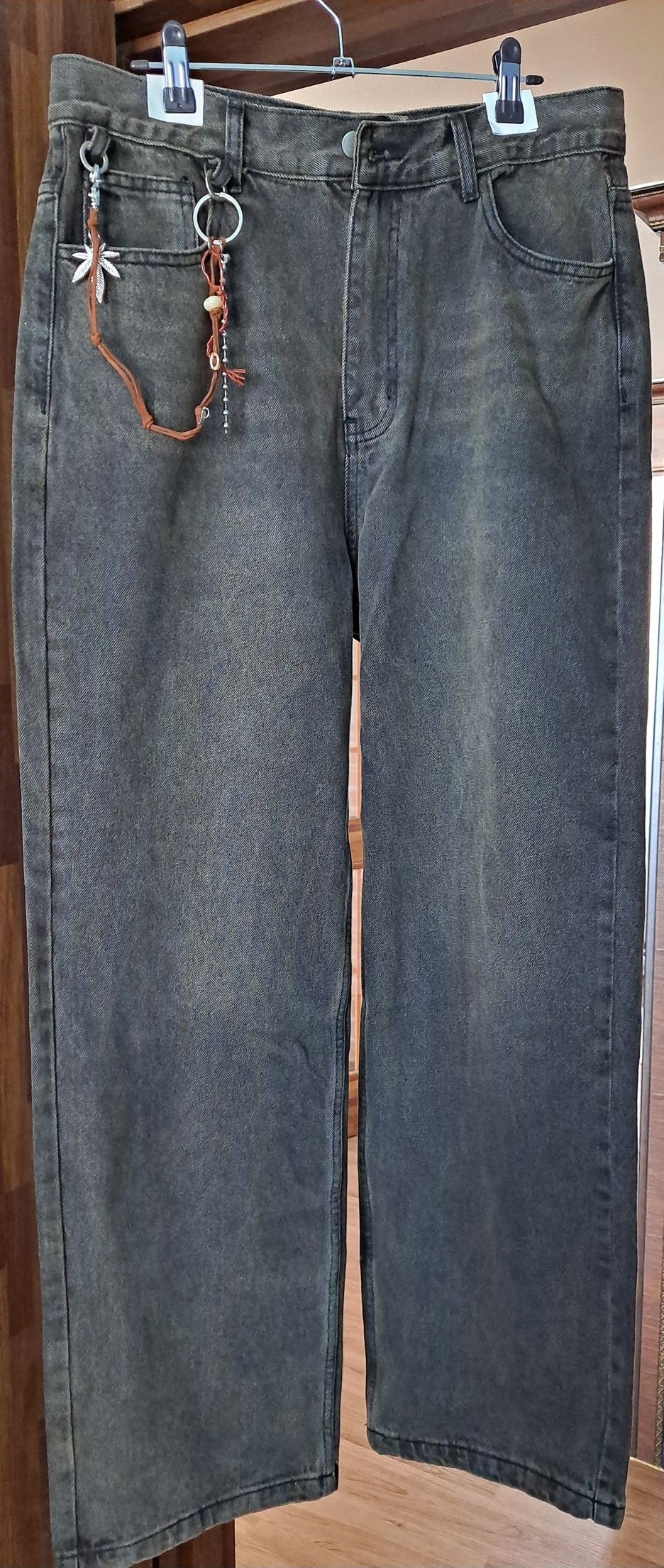 パンツ PARTIMENTO Handmade Keychain Denim Pants Dim Blue PY-24224 D MUSINSA | PARTIMENTO [Handmade Keychain] Denim Pants Black