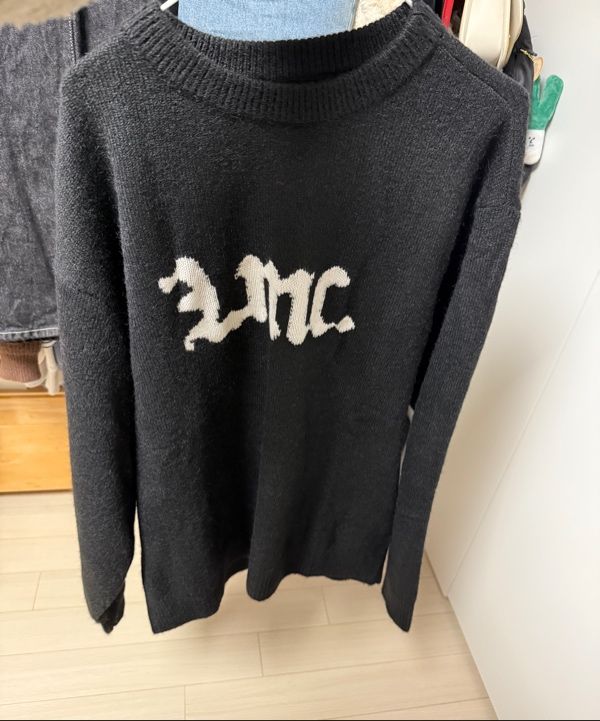 ★LMC★GOTHIC LOGO KNIT SWEATER MUSINSA | LMC GOTHIC NAME KNIT SWEATER charcoal