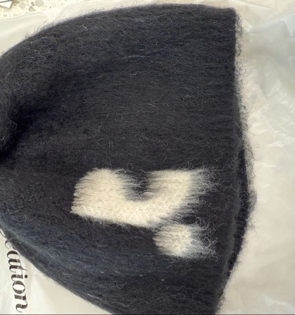 ★関税/送料込★Rest&Recreation★MOHAIR JACQUARD BEANIE MUSINSA | REST&RECREATION MOHAIR JACQUARD BEANIE - KHAKI