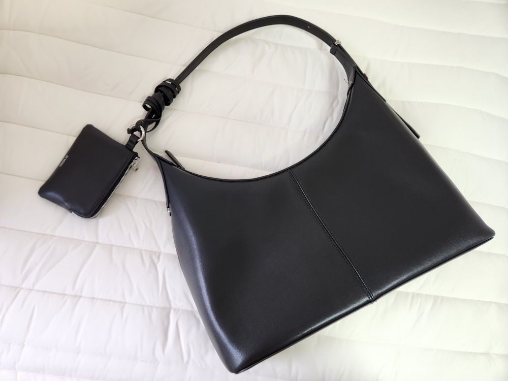 ハンドバッグ demeriel Veneta Hobo Bag Medium_4colors ○DE MERIEL○VENETA HOBO BAG MEDIUM ショルダーバッグ 本革