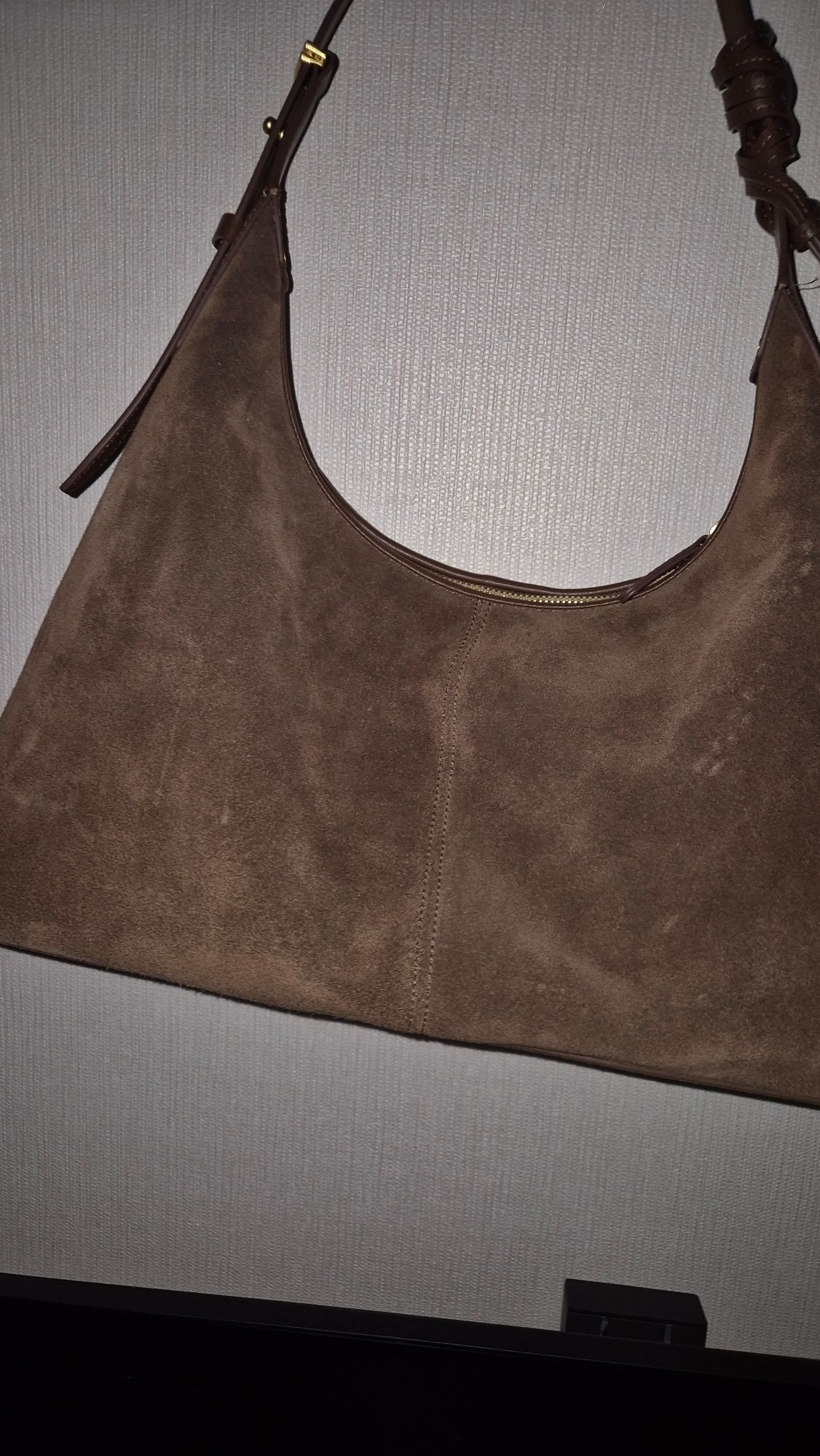 MUSINSA | DEMERIEL Veneta Hobo Bag Medium Chestnut