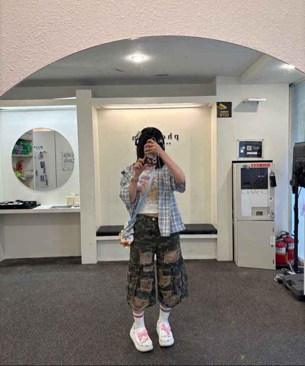 MUSINSA | VVV Aurora Star Pearl Chain Drop Surgical Necklace