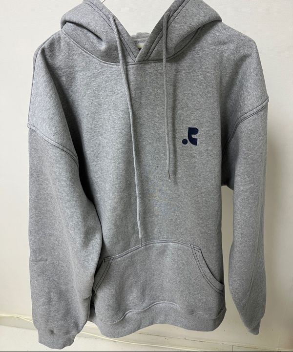 MUSINSA | REST&RECREATION OVERSIZED STITCH HOODIE - WHITE