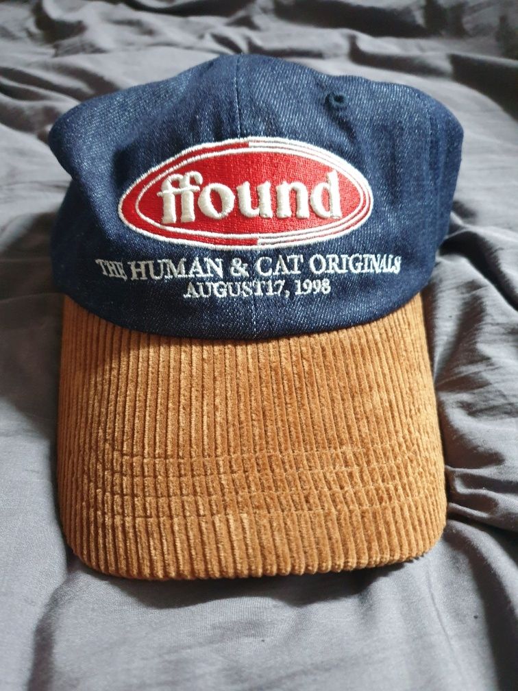 ☆HUMAN N CAT☆ Pound Corduroy Denim Ball Cap Camel FFOUND C MUSINSA | HUMAN N CAT Pound Corduroy/Denim Ball Cap [Camel]