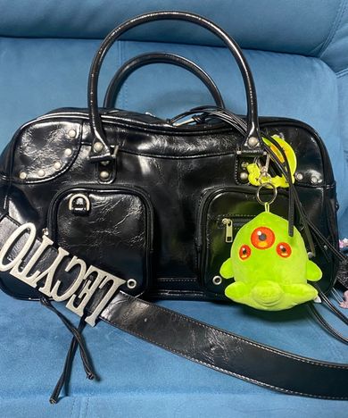 MUSINSA | LECYTO Byron Leather City Bag_[Black]