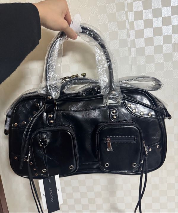 ★LECYTO★Byron Leather City Bag★Silver★ Byron Leather City Bag_[Silver] - LECYTO