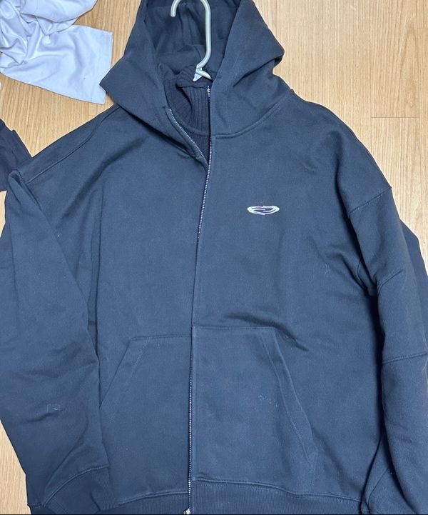 アウターその他 Opening Project 500gHeavy Weight Logo Hood Zipup Melange Gra MUSINSA | OPENING PROJECT [500g]Heavy Weight Logo Hood Zip