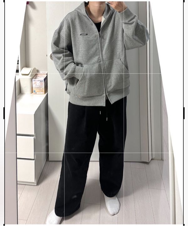 MUSINSA | OPENING PROJECT [500g]Heavy Weight Logo Hood Zip