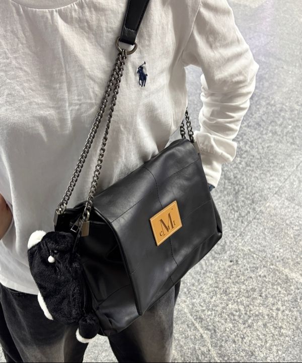 【MUCENT】Infinity Leather Chain Shoulder Bag MUSINSA公式 | MUCENT Infinity Leather Chain Shoulder Bag