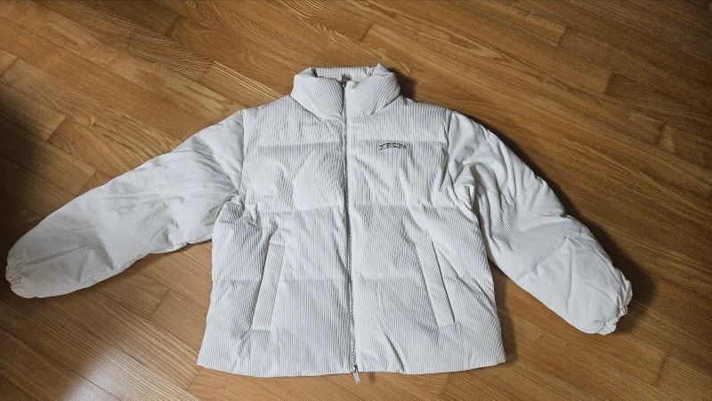 NERDY★CORDUROY DOWN JACKET★ MUSINSA | NERDY Corduroy Down Jacket (Black/Ivory/Light Blue)