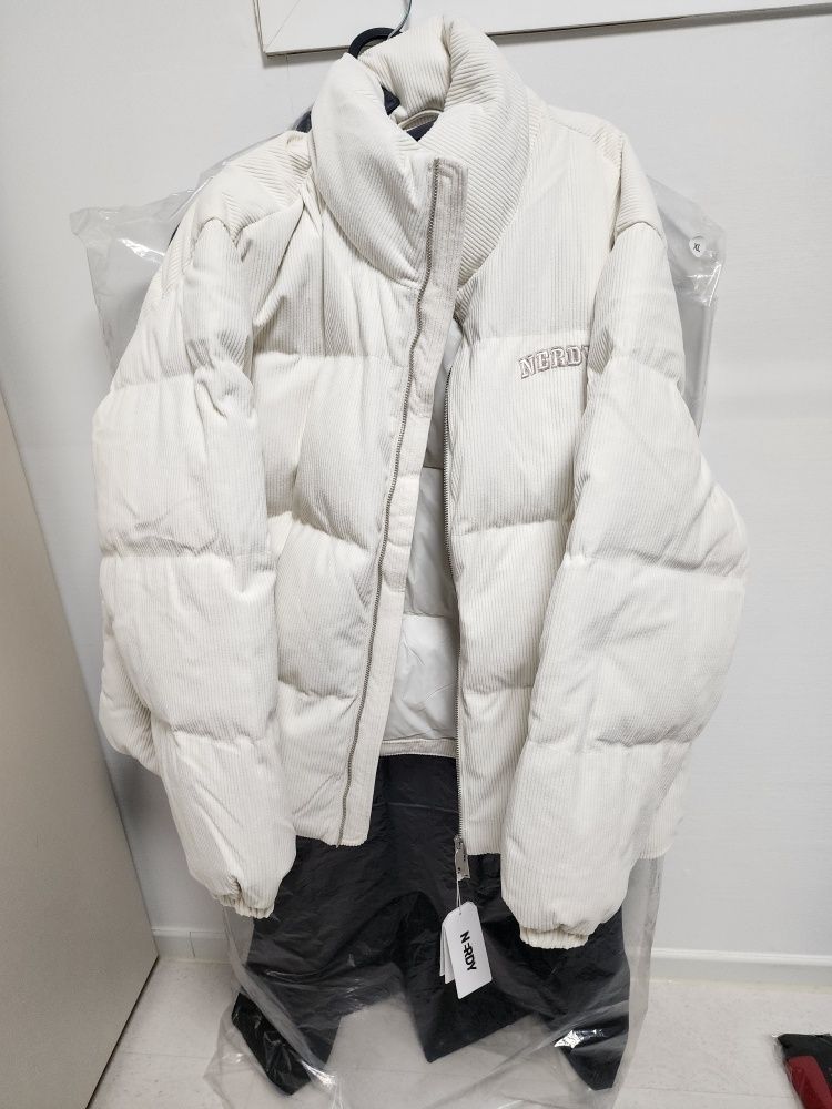 ノルディ NERDY CORDUROY DOWN JACKET クロップドコーデュロイ