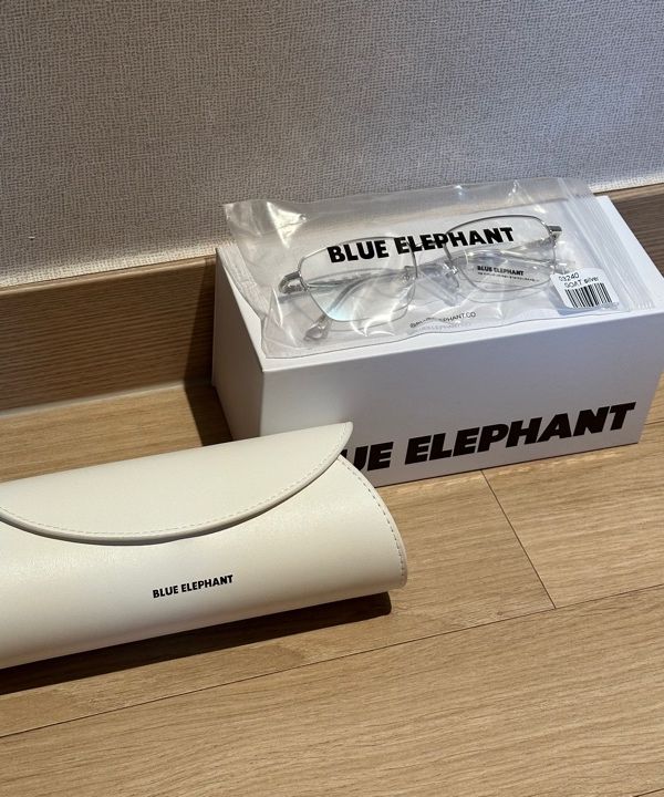 BLUE ELEPHANT GOAT silver リムレス BLUE ELEPHANT GOAT シルバー リムレス - メルカリ