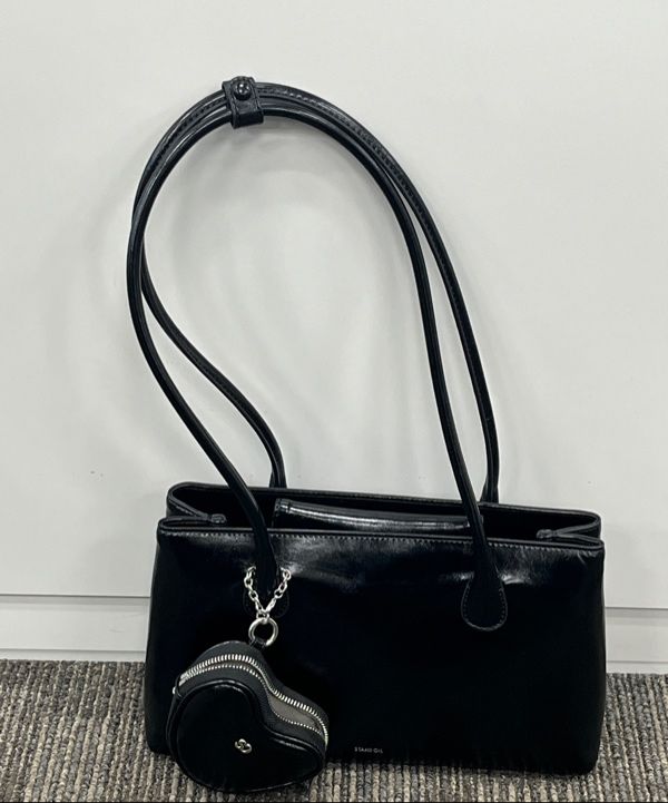 Square Low Bag / Black - Stand Oil