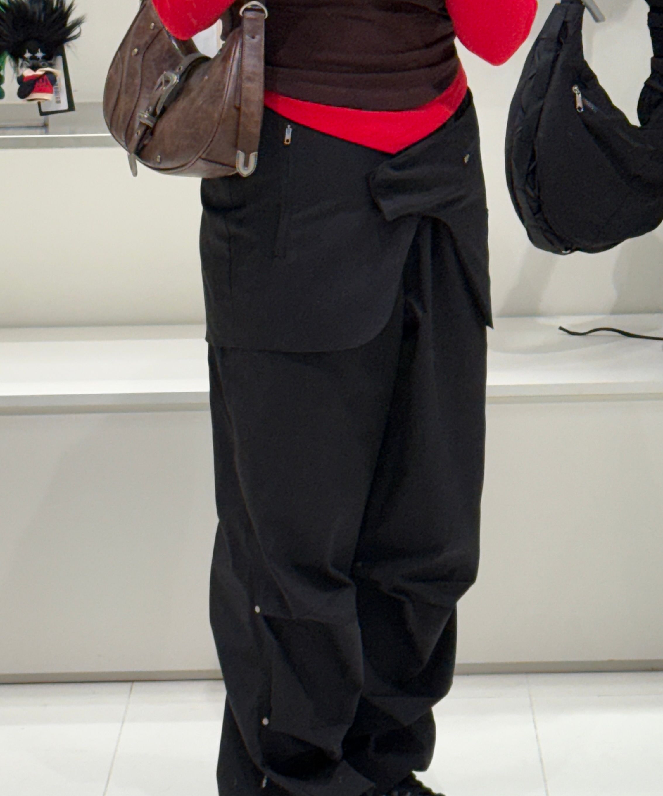 MUSINSA公式 | PARTIMENTO WOMEN 2WAYベルト付きレイヤード