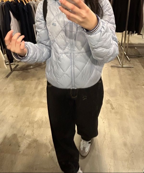 ダウンジャケット・コート KIRSH Cloud Crop Down Red KKSWCDW504MRDA ◇KIRSH◇Cloud Crop Down 韓国スター キムミンジュ着用 24F/W