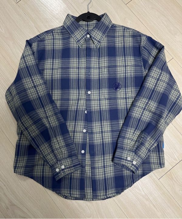 MUSINSA公式 | thisisneverthat® GD Lightning Bear Plaid Shirt