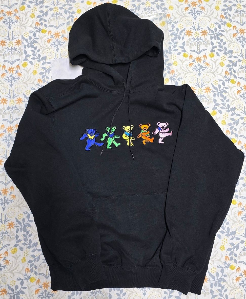 MUSINSA | thisisneverthat® GD Dancing Bears Hoodie Black