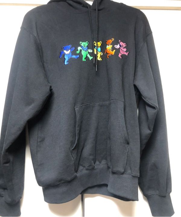 MUSINSA | thisisneverthat® GD Dancing Bears Hoodie Black
