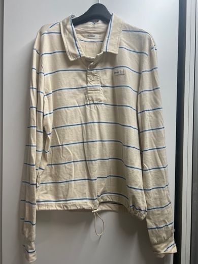 glowny TERRY PK LONG SLEEVE ストライプ ポロシャツ GLOWNY/グロウニー TERRY PK LONG SLEEVE（ポロシャツ）｜GLOWNY