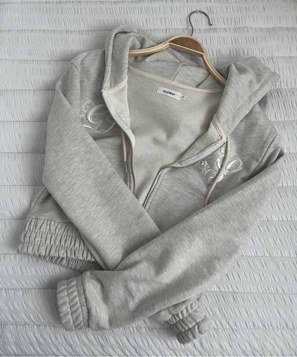 トップス GLOWNY BONNIE CROP ZIP UP MUSINSA | GLOWNY BONNIE CROP ZIP UP (CHARCOAL)