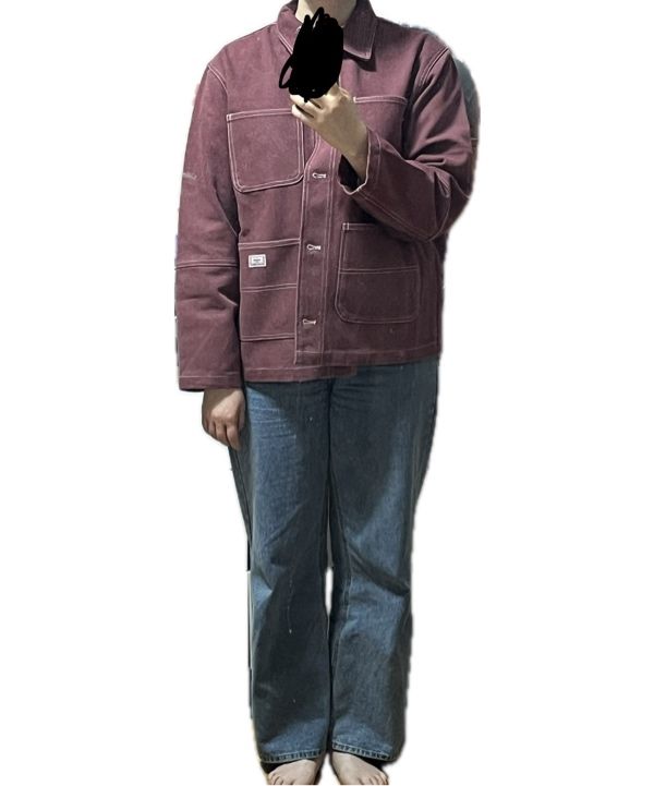 ジャケット RONRON STITCH POINT OXFORD WORK JACKET BRICK RED RR24CJK3708 MUSINSA | RONRON STITCH POINT OXFORD WORK JACKET BRICK RED