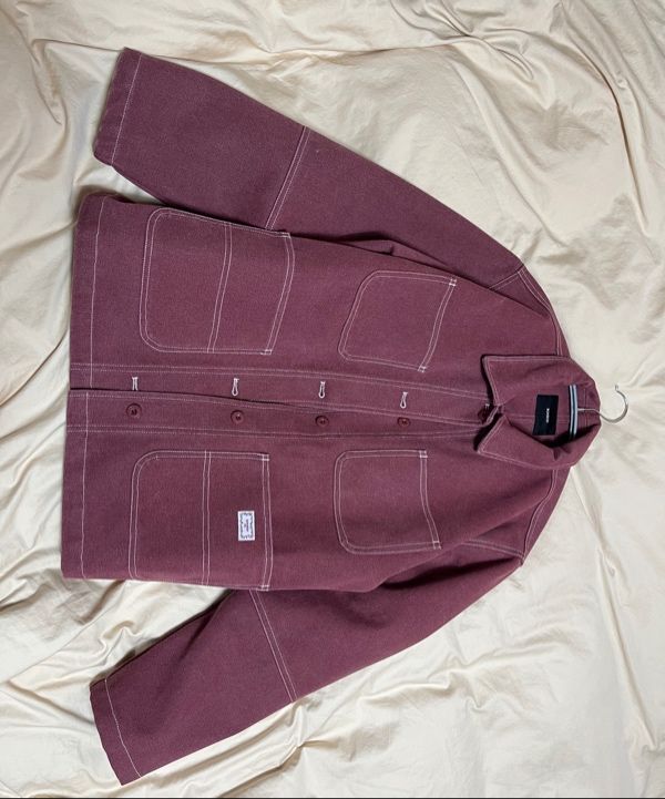 ◇RONRON◇ STITCH POINT OXFORD WORK JACKET BLUE Work Jacket - Vintage Navy | RONNING, Everyday Uniform