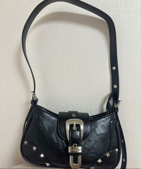 MUSINSA | AVANDRESS Buckle Stud Bag - 2COL