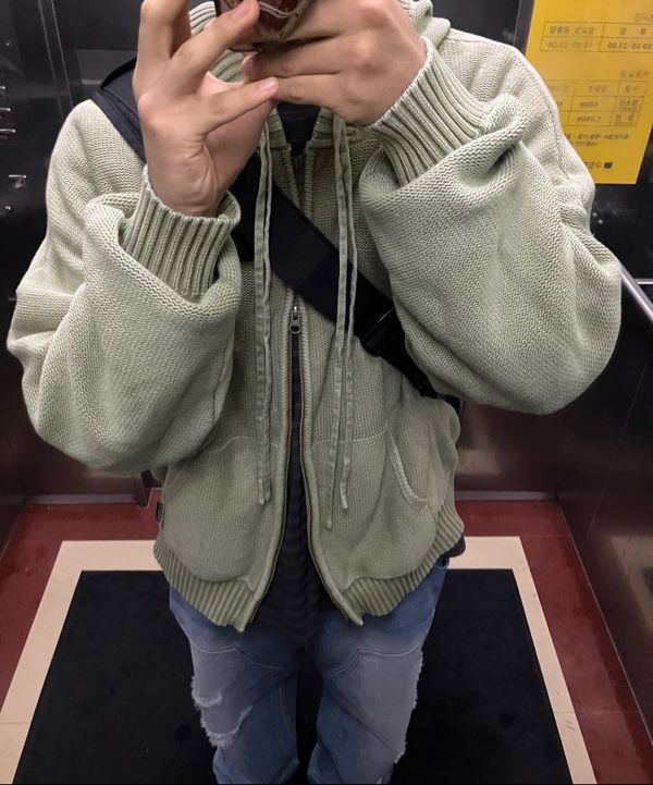 MUSINSA公式 | AJOBYAJO [PBA] Five AJO Logos Washed Zip-Up