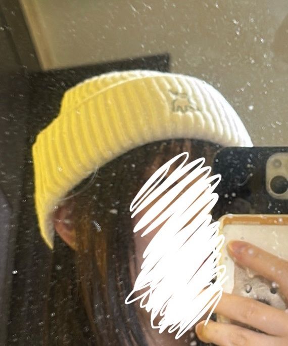 ★AEAE★ FLASHED CATS BEANIE IVORY MUSINSA | AEAE FLASHED CATS BEANIE [IVORY]