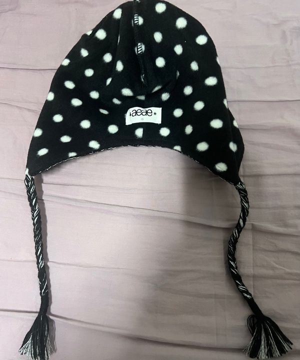 aeae EARFLAP BEANIE チャコール MUSINSA公式 | AEAE EARFLAP BEANIE