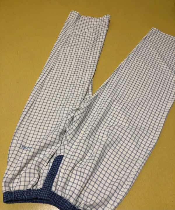 MUSINSA公式 | GLOWNY HOMEBODY BUTTON PANTS (BABY BLUE)