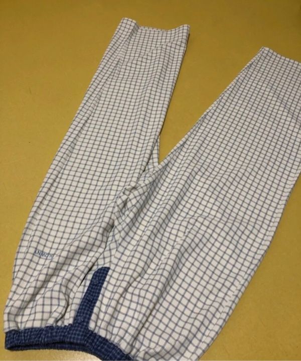 MUSINSA公式 | GLOWNY HOMEBODY BUTTON PANTS (BABY BLUE)