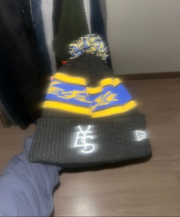 24FW★YESEYESEE x Newera★Y.E.S Jacquard Pompon Knit Beanie MUSINSA | YESEYESEE YESEYESEE x Newera Y.E.S Jacquard Pompon