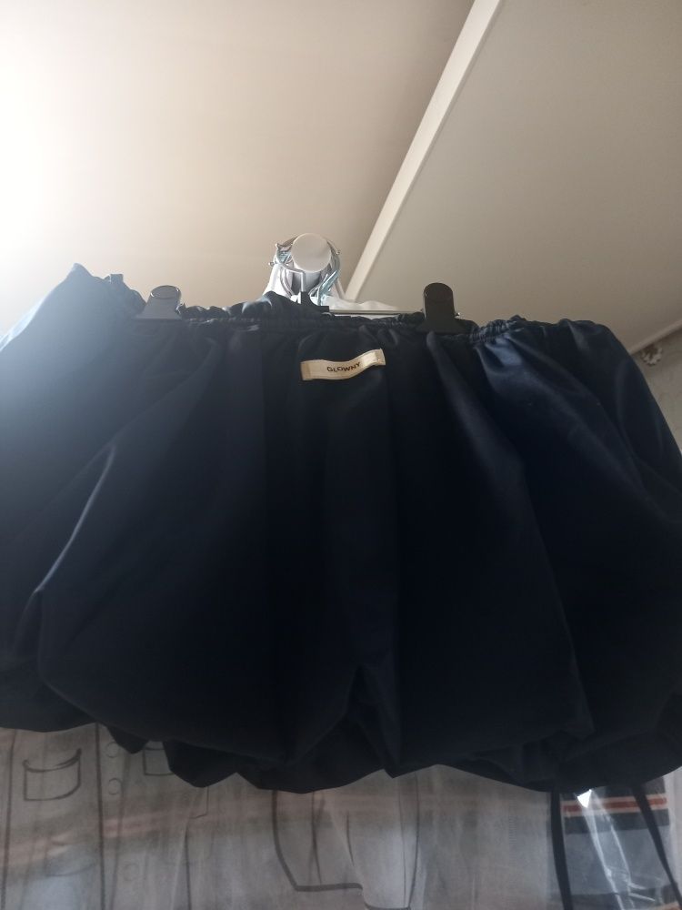 ★ GLOWNY★ BUBBLE BLOOMER SKIRT NAVY GY24FASK005NA MUSINSA | GLOWNY BUBBLE BLOOMER SKIRT (NAVY)